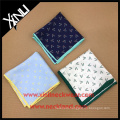 Wholesale Custom Printed Men Seersucker Handkerchief 100%cotton